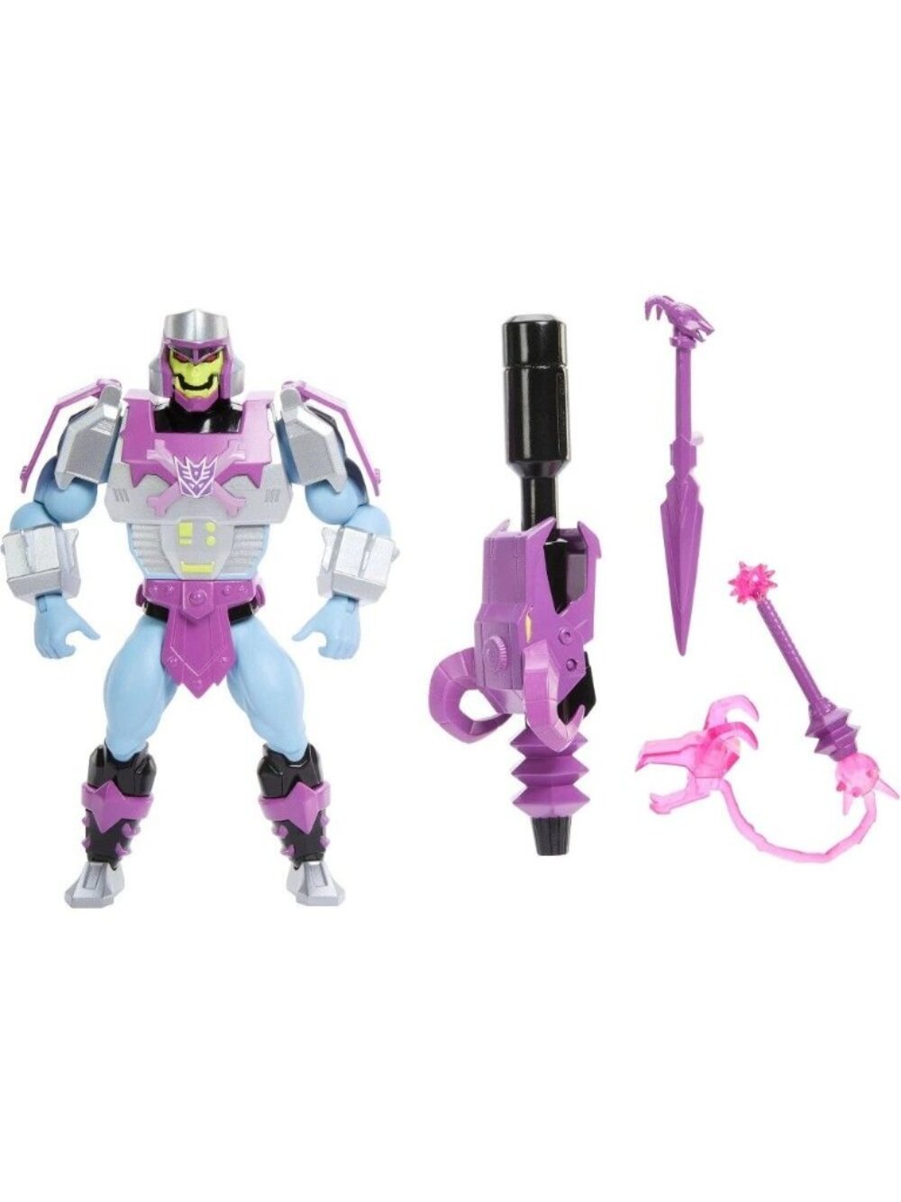 Masters of the Universe Transformers Megatron Armor Skeletor Figure Mattel JGT16